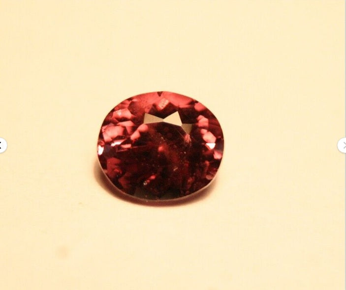 1.4ct Colour Change Garnet Custom Cut Gem with Rare Superb Colour Change 7x6mm