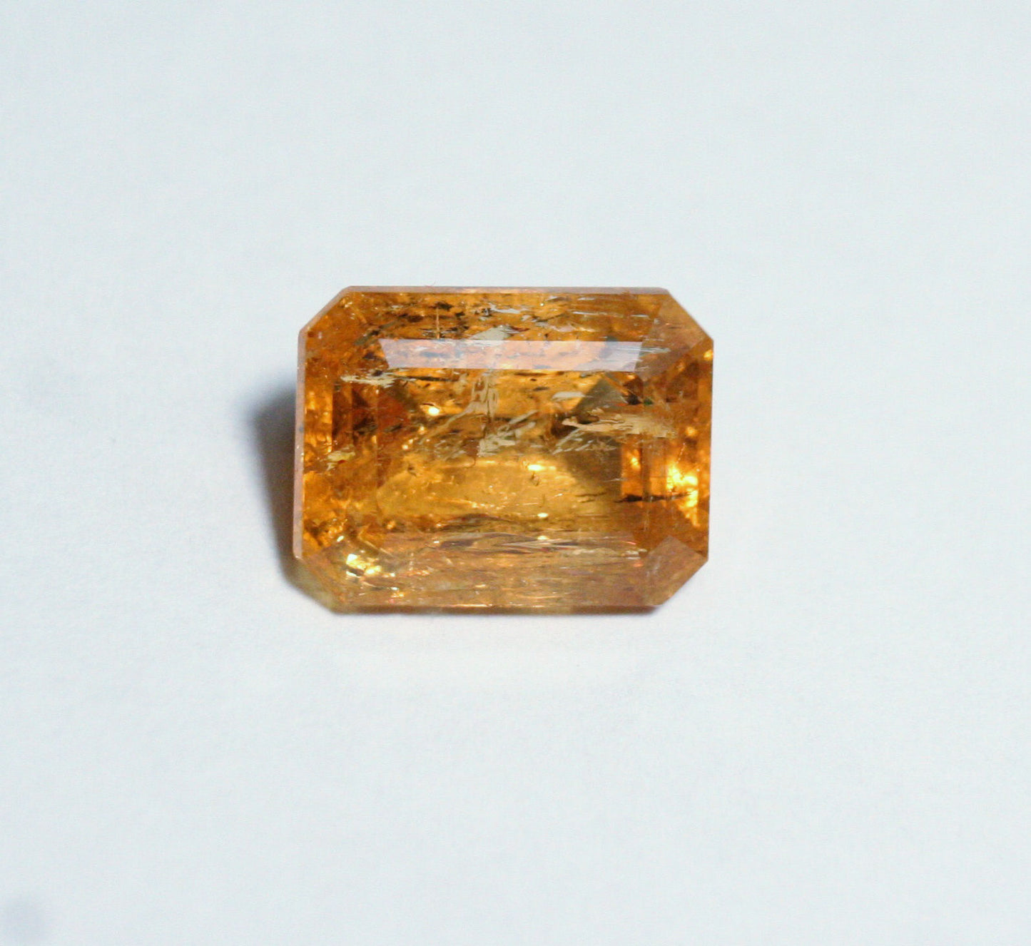 Imperial Topaz 8.8ct Ouro Preto, Brazil, Natural Untreated Rare AAA Topaz 13x10mm