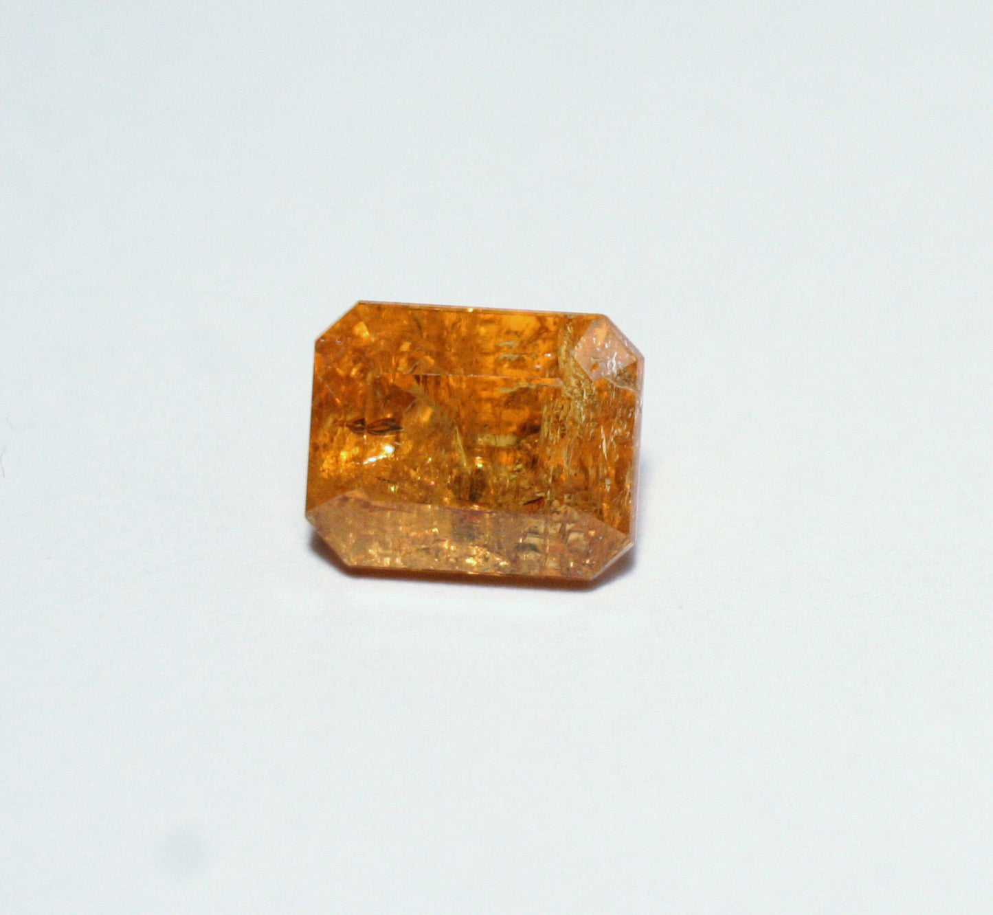 Imperial Topaz 8ct Ouro Preto, Brazil, Natural Untreated Rare Orange Topaz 12x9mm