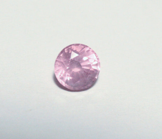Mahenge Pink Spinel 0.42ct Rare Fluorescent Round Cut Gem 4x4mm Tanzania