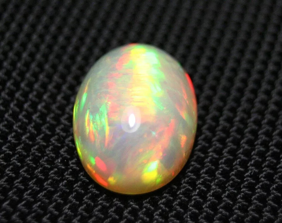 Welo Precious Opal Cabochon 11.81ct Rainbow Threads AAA Natural Opal See Video