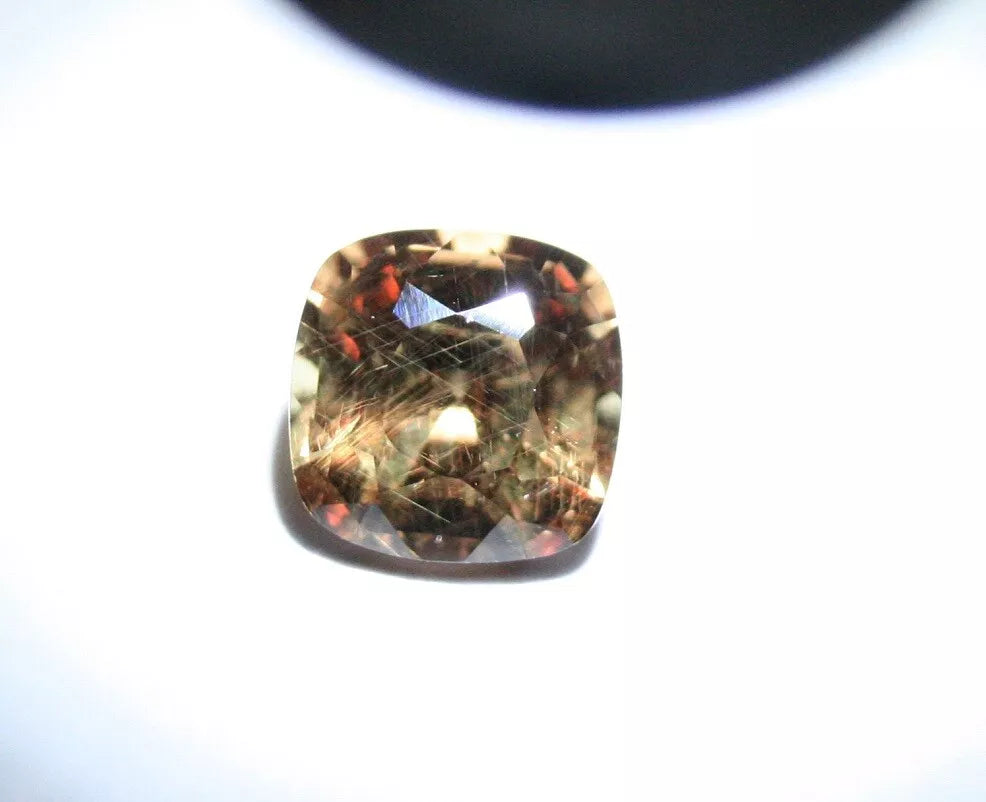 Colour Change Garnet 1.45ct Cushion Cut Gem with Rare Colour Change Tanzania 6x6mm