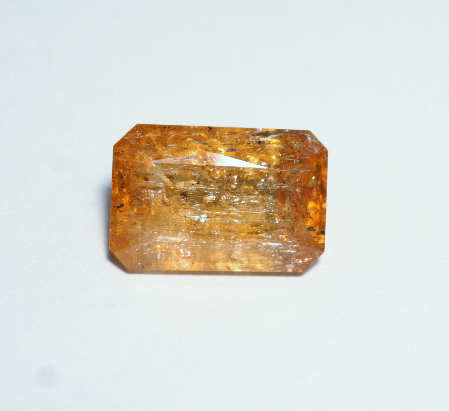 Imperial Topaz 14.1ct Ouro Preto, Brazil, Natural Untreated Rare Orange Topaz 16x11mm