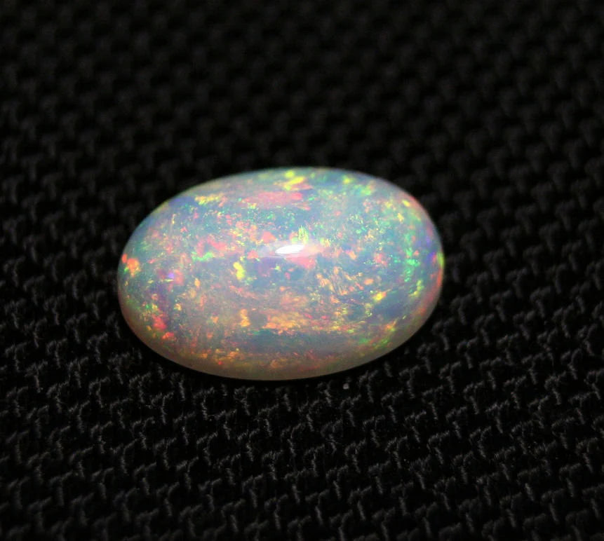 Welo Precious Opal Cabochon 4.8ct Rainbow Blaze AAA Rare Natural Opal See Video