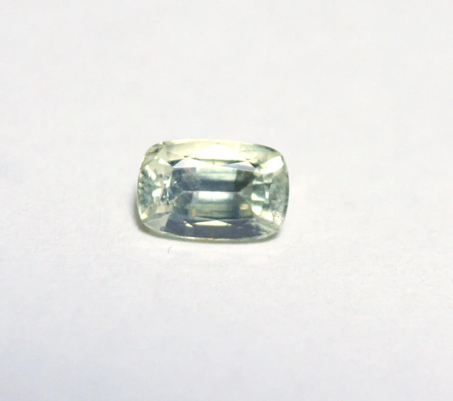 Rare Near Colourless Chrysoberyl 0.63ct Rare Faceted Gem, Myanmar 6x4mm