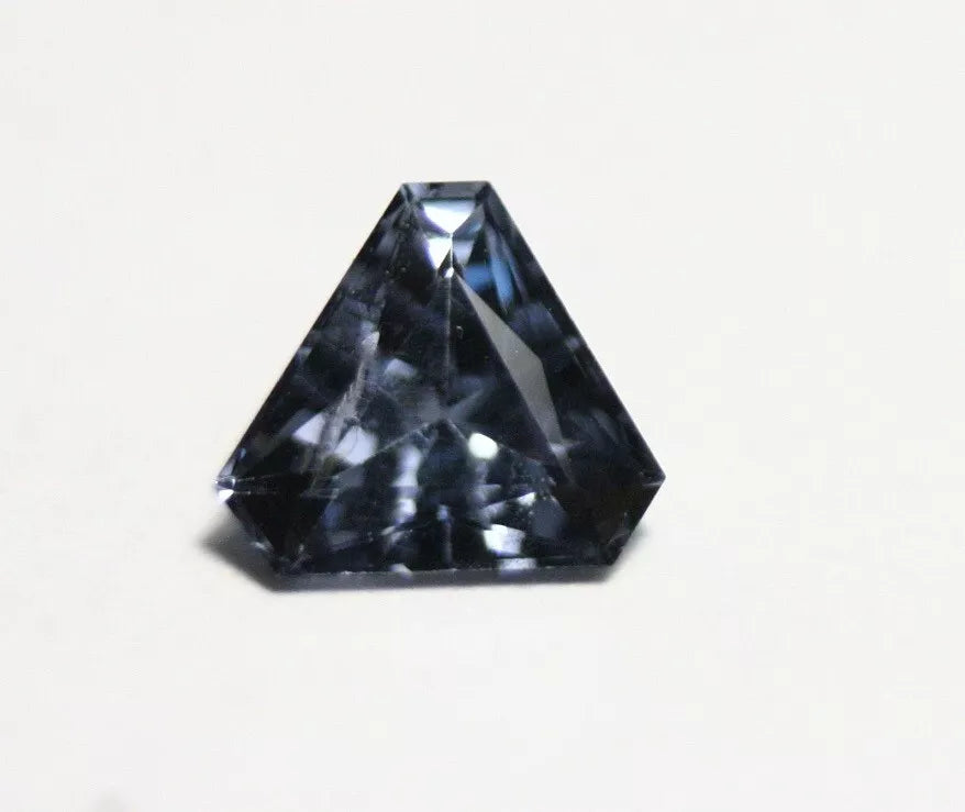 Mahenge Blue Spinel 0.82ct Rare Scintillating Trillion Cut Gem 6x6mm Tanzania