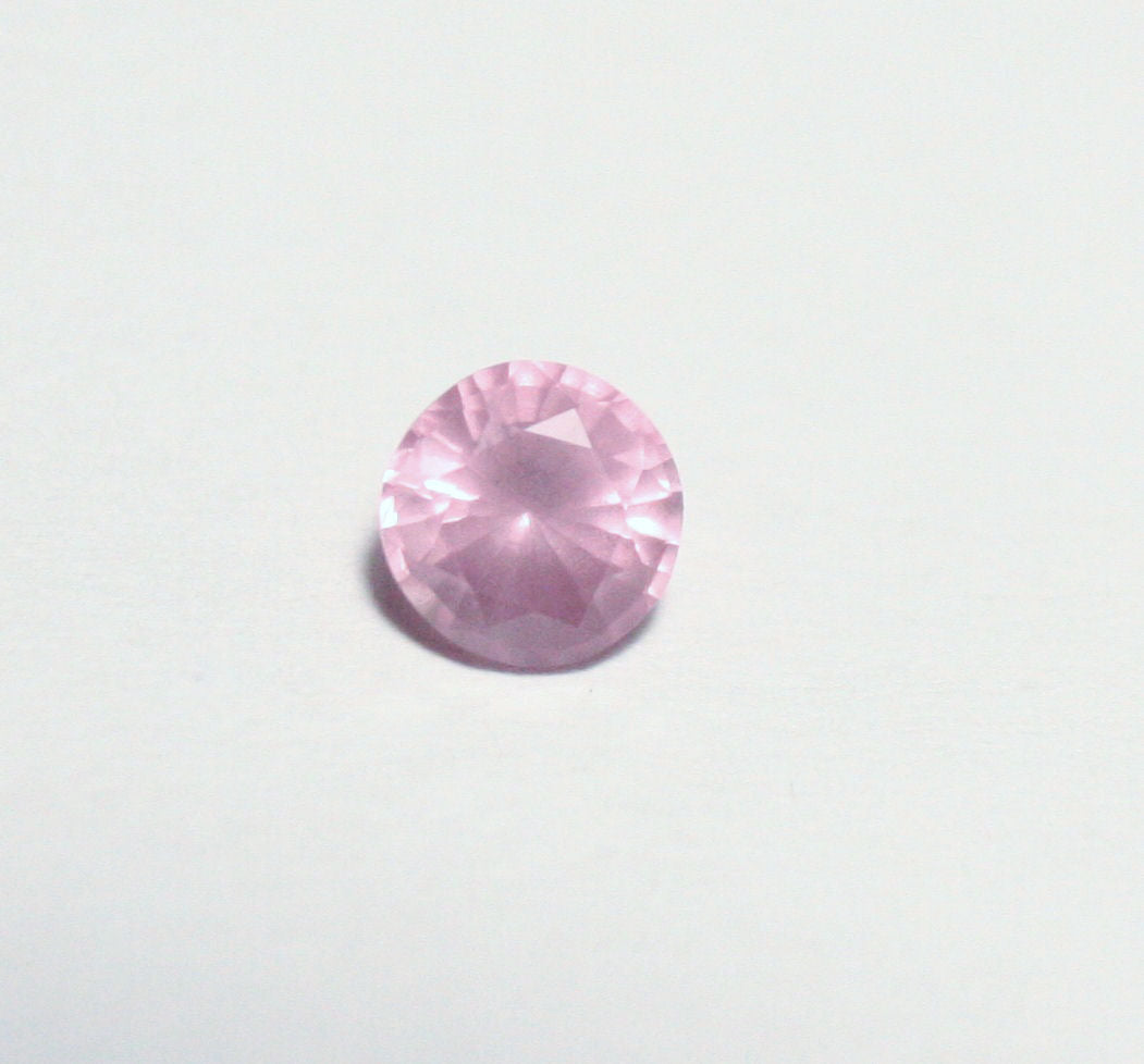 Mahenge Pink Spinel 0.41ct Rare Fluorescent Round Cut Gem 4.2x4.2mm Tanzania