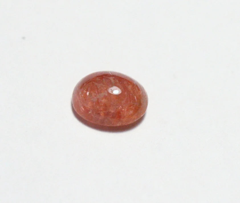 Pezzottaite Cabochon 0.39ct Ultra Rare Raspberry Beryl - Madagascar Reddish Orange 5x4mm