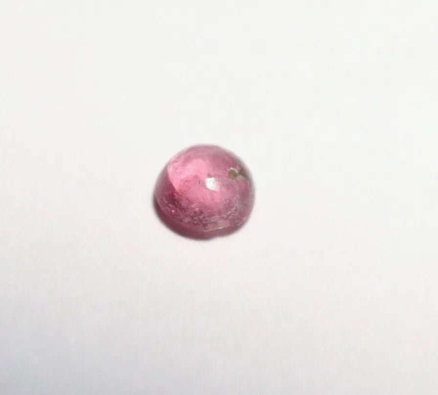 Pezzottaite Cabochon 0.17ct Ultra Rare Neon Raspberry Beryl Madagascar 3.5x3mm