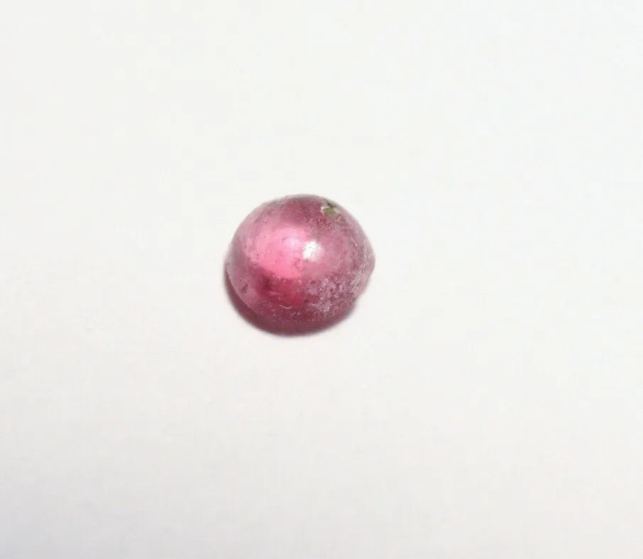 Pezzottaite Cabochon 0.17ct Ultra Rare Neon Raspberry Beryl Madagascar 3.5x3mm