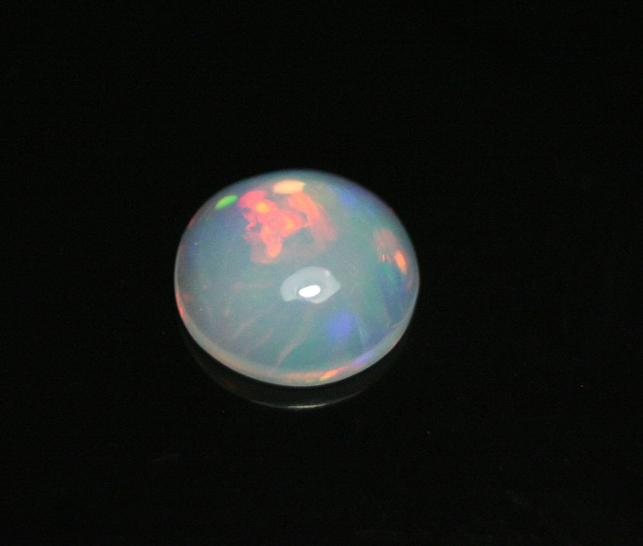 1.5ct Welo Crystal Opal Cabochon - Rainbow Button AAA Jelly Opal - See Video 9x9mm