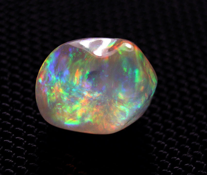 11ct Rare Mexican Contraluz Precious Opal Stunning Rutile Water Opal See Video