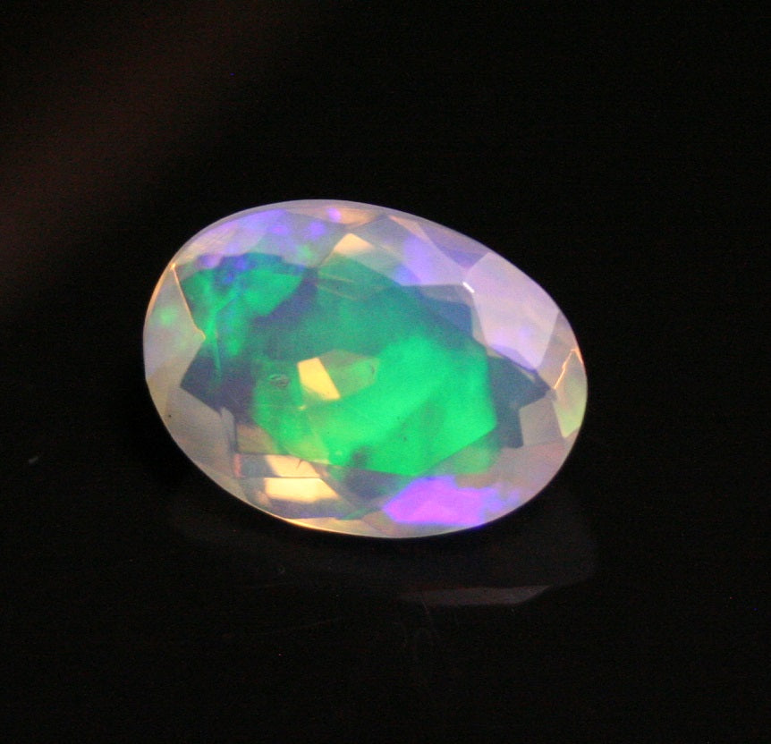 Faceted Welo Opal Natural Crystal Jelly Opal at Clearwatergems