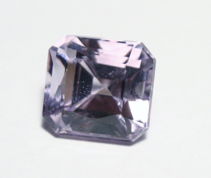 Lavender Purple Apatite 5.3ct Rare Gem Scintillating Emerald Cut Namibia 10x9mm