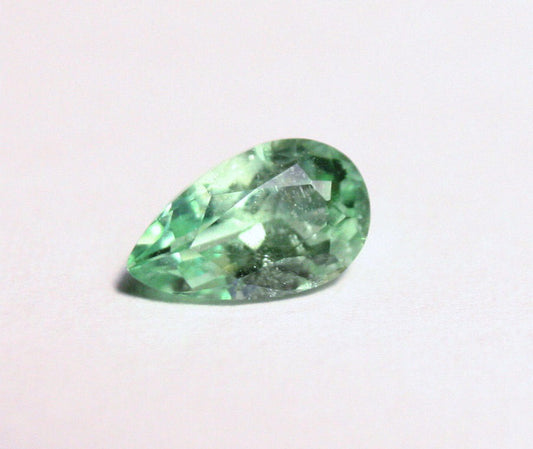 Kornerupine 0.51ct AAA Rare Natural Prismatine Fine Faceted Gem Tanzania, Neon Green 6x4mm