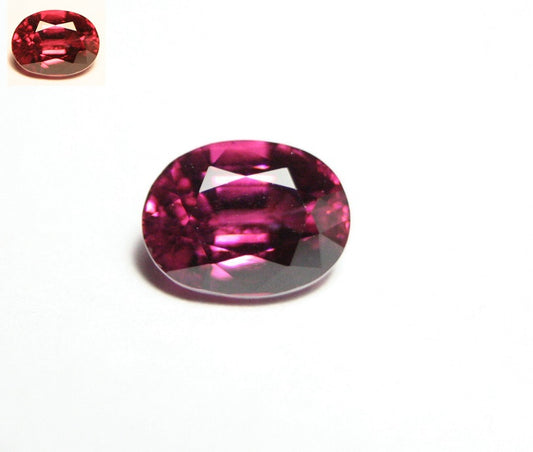 Purple Pyrope Colour Change Garnet 1.57ct Scintillating Garnet Madagascar 7x5mm