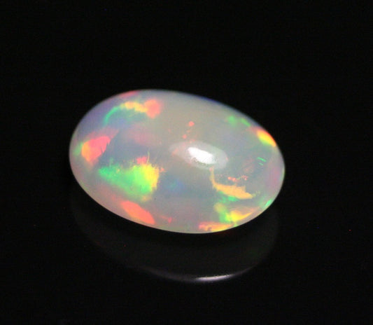 4.22ct Welo Crystal Opal Cabochon - Rainbow Flash AAA Jelly Opal - See Video