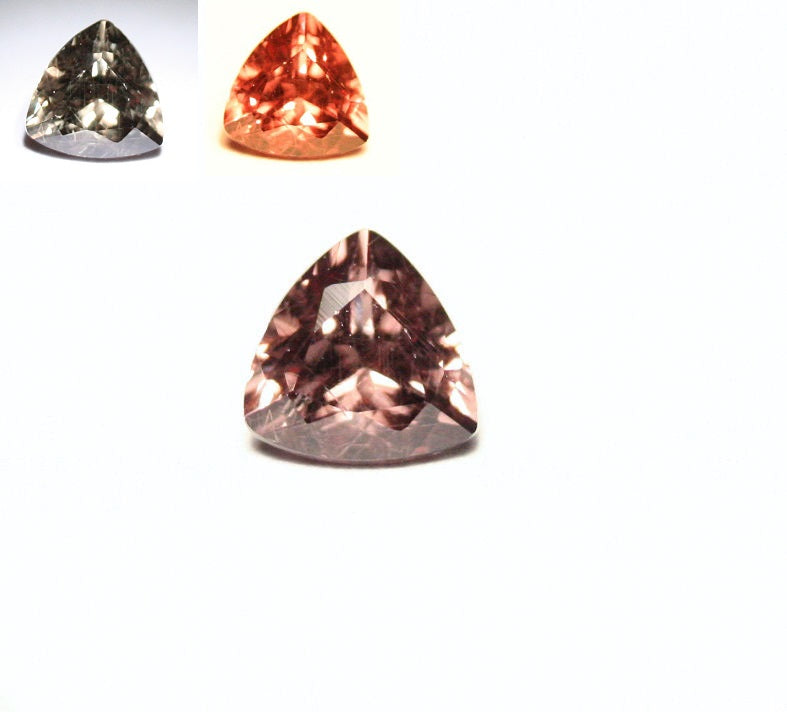 Colour Change Garnet 0.73ct Trillion Cut Rare Scintillating Gem Tanzania 5x5mm AAA