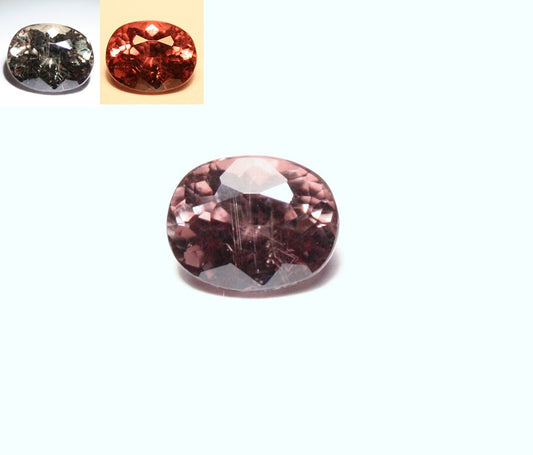 Colour Change Garnet 1.04ct Rare Scintillating Oval Cut Fine Gem Tanzania 6x5mm