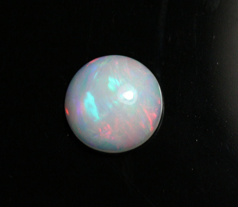 1.5ct Welo Crystal Opal Cabochon - Neon Button AAA Jelly Opal - See Video 9x9mm