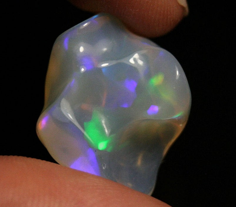 Welo Hand Carved Crystal Opal Neon Nugget at Clearwatergems