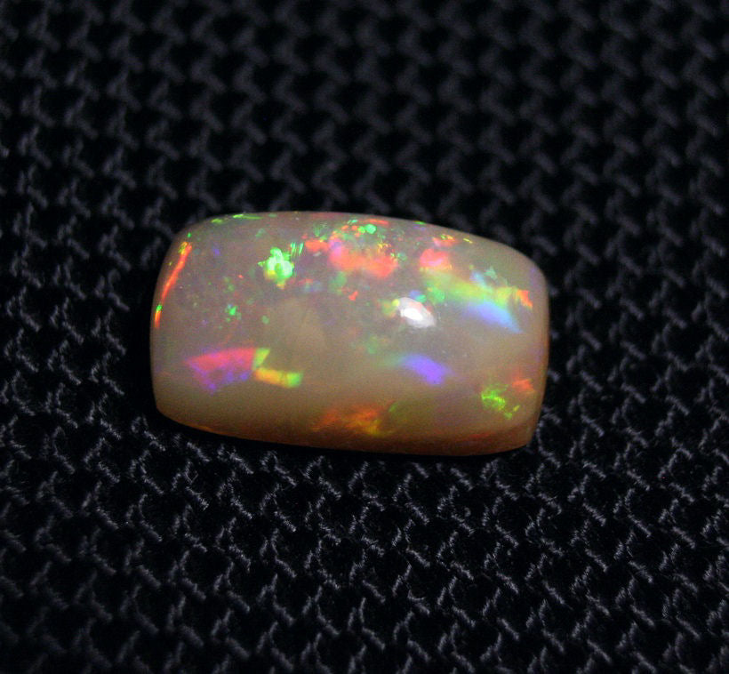 3.5ct Mezezo Precious Opal Cabochon Rainbow Mosaic Rare Natural Opal See Video