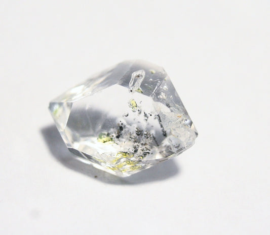 6.4ct Rare Fluorescent Petroleum Enhydro Oil Diamond Quartz Crystal