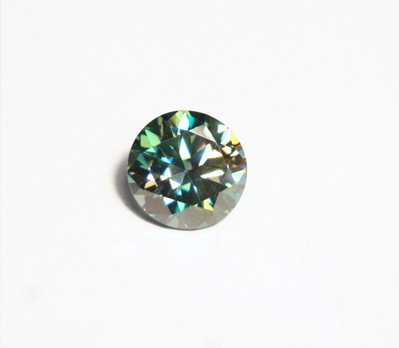 Moissanite Beautiful Precision Cut Round Gem at Clearwatergems