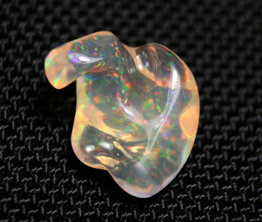 9.9ct Rare Mexican Contraluz Precious Opal Stunning Rutile Water Opal