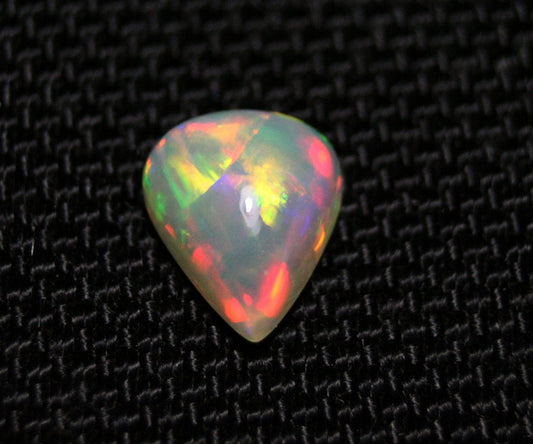 2.11ct Welo Crystal Opal Cabochon Rainbow Pear Natural Opal See Video 11x9mm