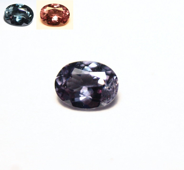 0.27ct Bekily Colour Change Garnet, Madagascar Worlds Rarest Garnet 4x3mm