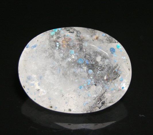 Paraiba Quartz - Rare Faceted Quartz with Gilalite inclusions