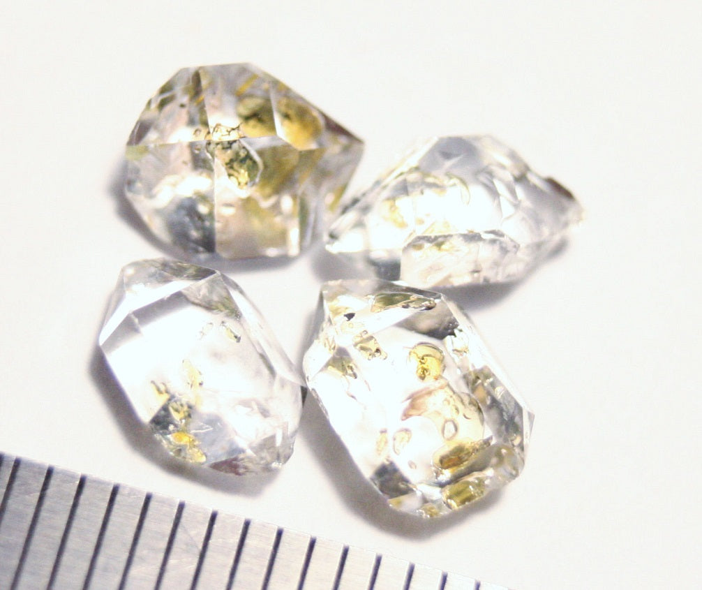 Fluorescent Petroleum Enhydro Oil Diamond Quartz Crystal at Clearwatergems