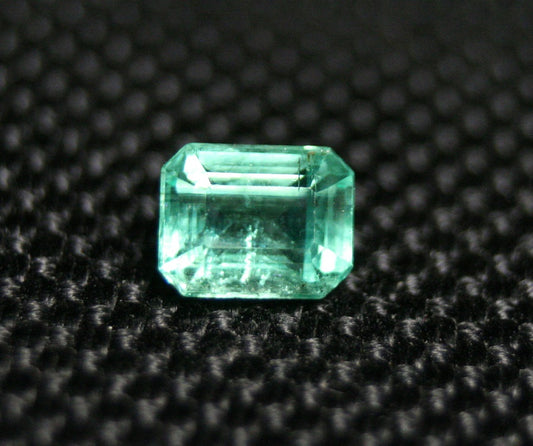 Panjshir Valley Emerald 0.91ct Rare Natural Emerald Cut Genuine Afghan Emerald 6x5mm