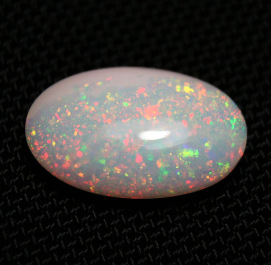 10.8ct Welo Precious Opal Cabochon Rainbow Confetti Natural Ethiopian Opal Video