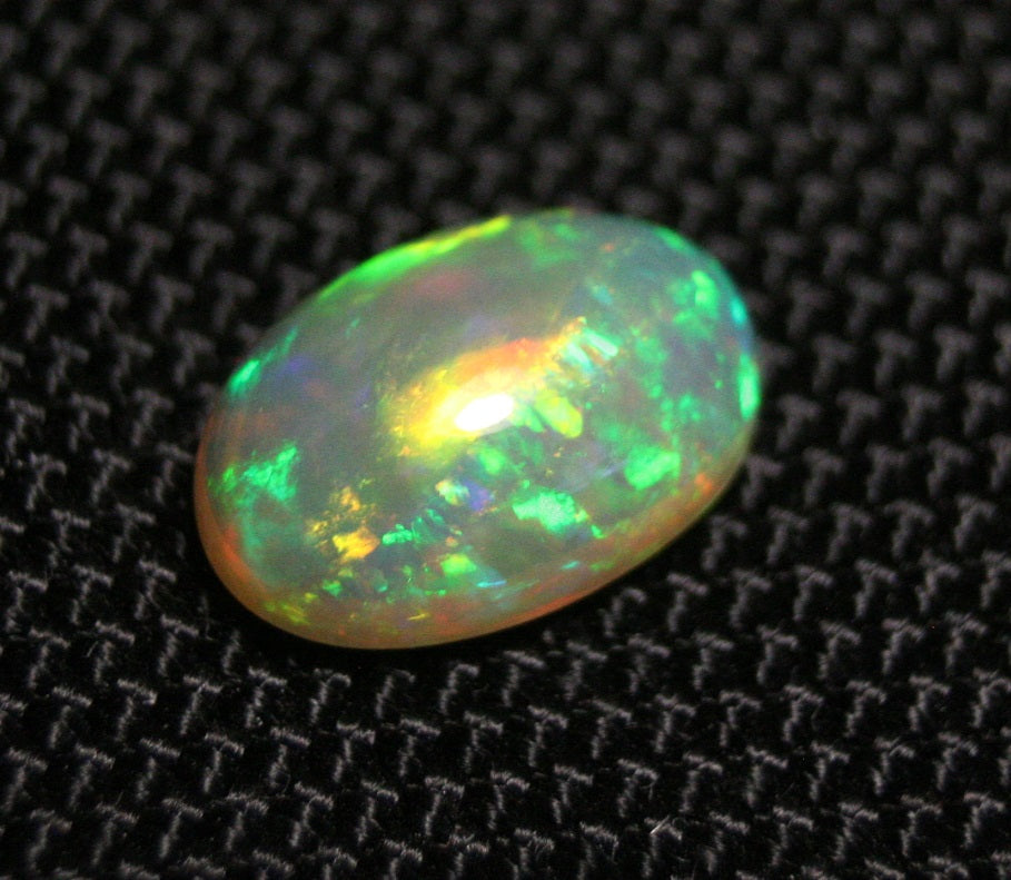 4.3ct Welo Crystal Opal Cabochon Neon Blaze Natural Opal See Video 15x10mm