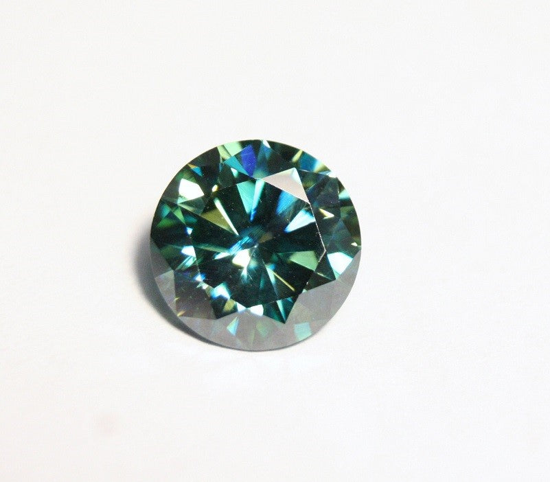 Moissanite Beautiful Precision Cut Round Gem at Clearwatergems