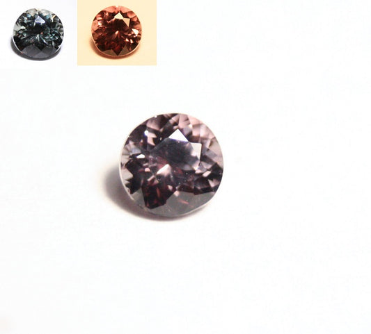 Colour Change Garnet 0.35ct Rare Scintillating Round Cut Fine Gem Tanzania 4x4mm