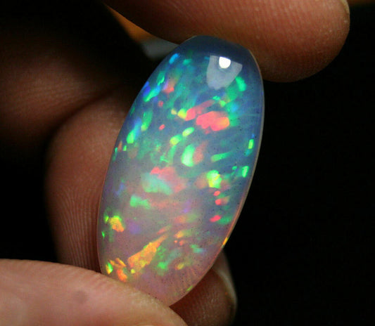 18ct Welo Crystal Opal Cabochon Stunning Honeycomb Digital Flash AAAA Jelly Opal