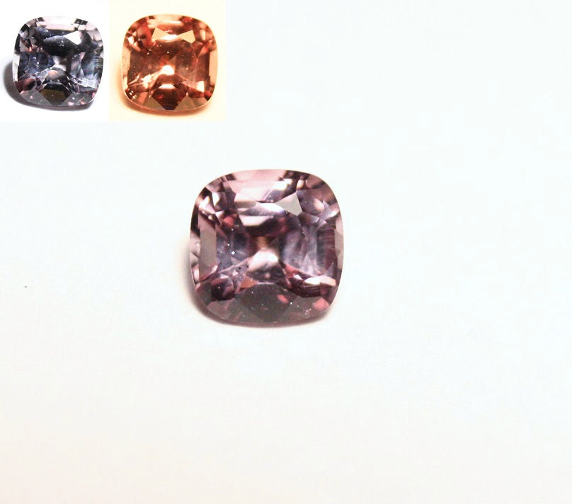 Colour Change Garnet 0.73ct Rare Scintillating Cushion Cut Fine Gem Tanzania 5x5mm