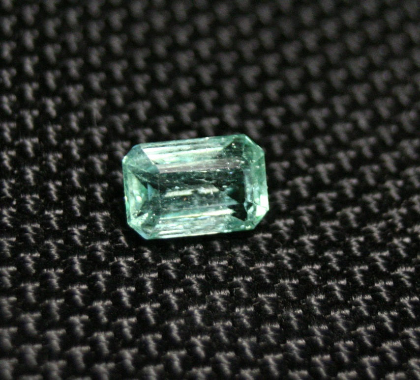 Panjshir Valley Emerald 1.37ct Rare Natural Emerald Cut Genuine Afghan Emerald 8x5mm