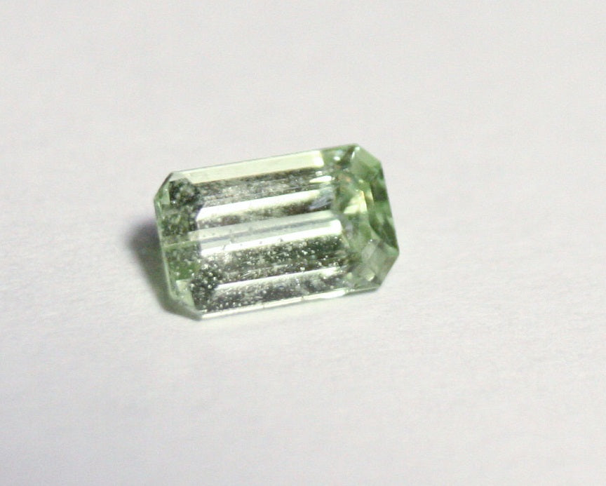 Merelani Leuco Grossular Garnet 0.5ct Rare Near Colourless Leuco Garnet 6x3mm