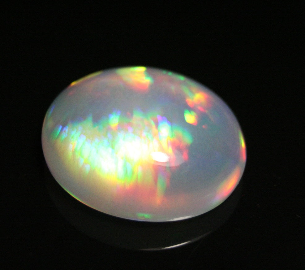 20.4ct Welo Crystal Opal Cabochon Rare 3D Micro Honeycomb AAAA Jelly Opal