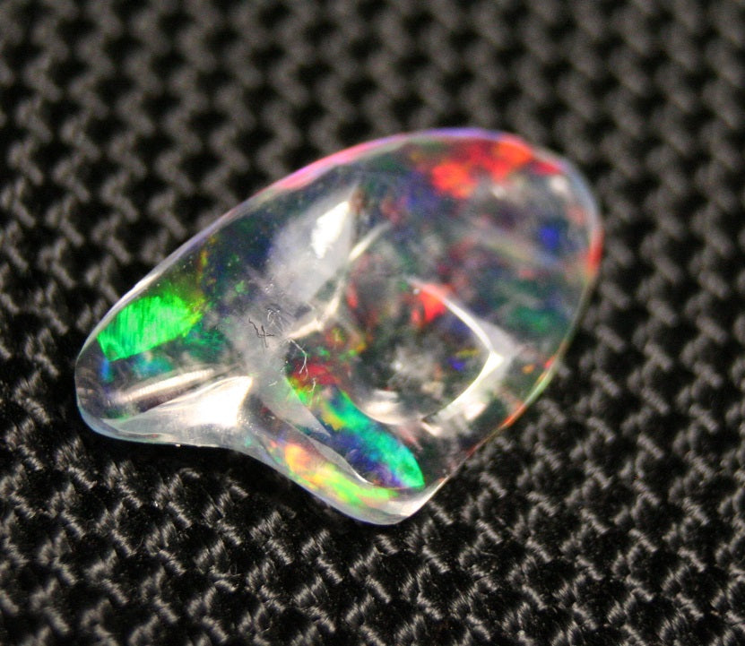 2.22ct Rare Mexican Contraluz Precious Opal Stunning Rutile Water Opal See Video