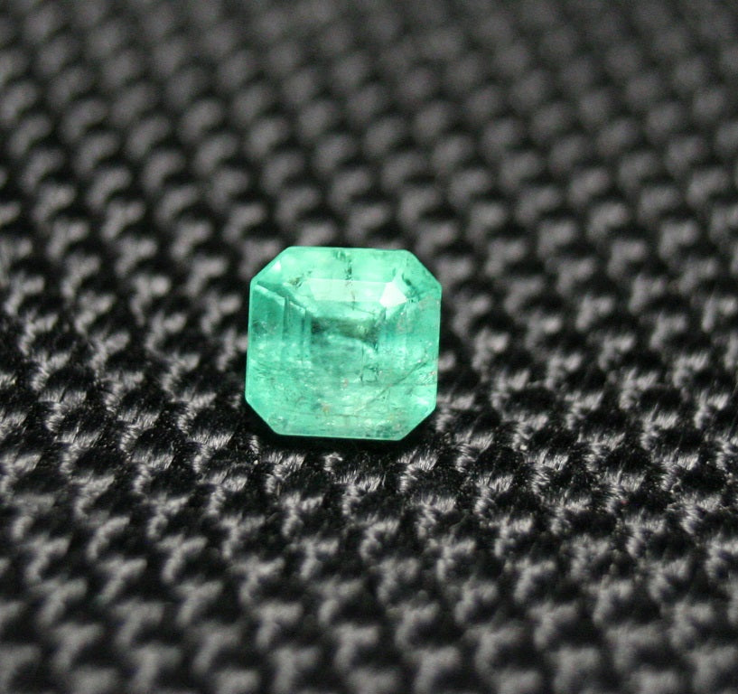 Panjshir Valley Emerald 0.56ct Rare Natural Emerald Cut Genuine Afghan Emerald 4x4mm