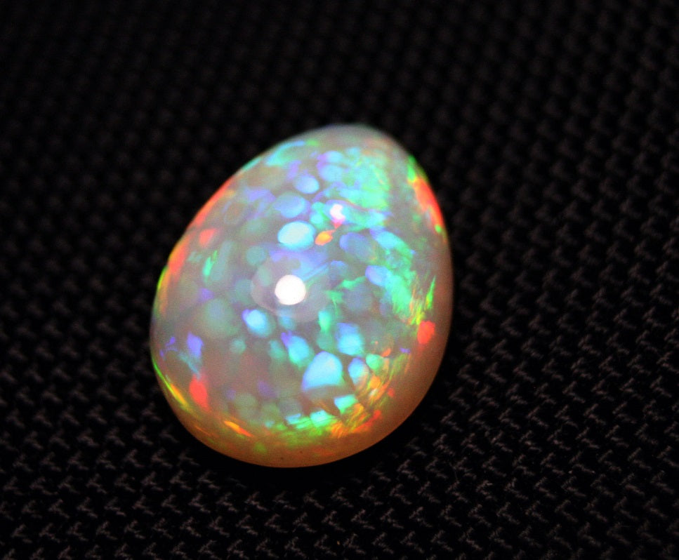 20ct Welo Crystal Opal Cabochon Rare Inverted Honeycomb Digit Natural Opal Video