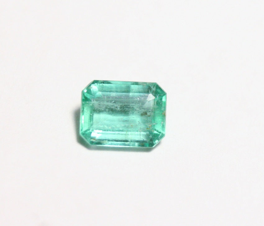 Panjshir Valley Emerald 0.63ct Rare Natural Emerald Cut Genuine Afghan Emerald 6x5mm