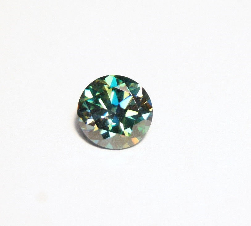 Moissanite Beautiful Precision Cut Round Gem at Clearwatergems