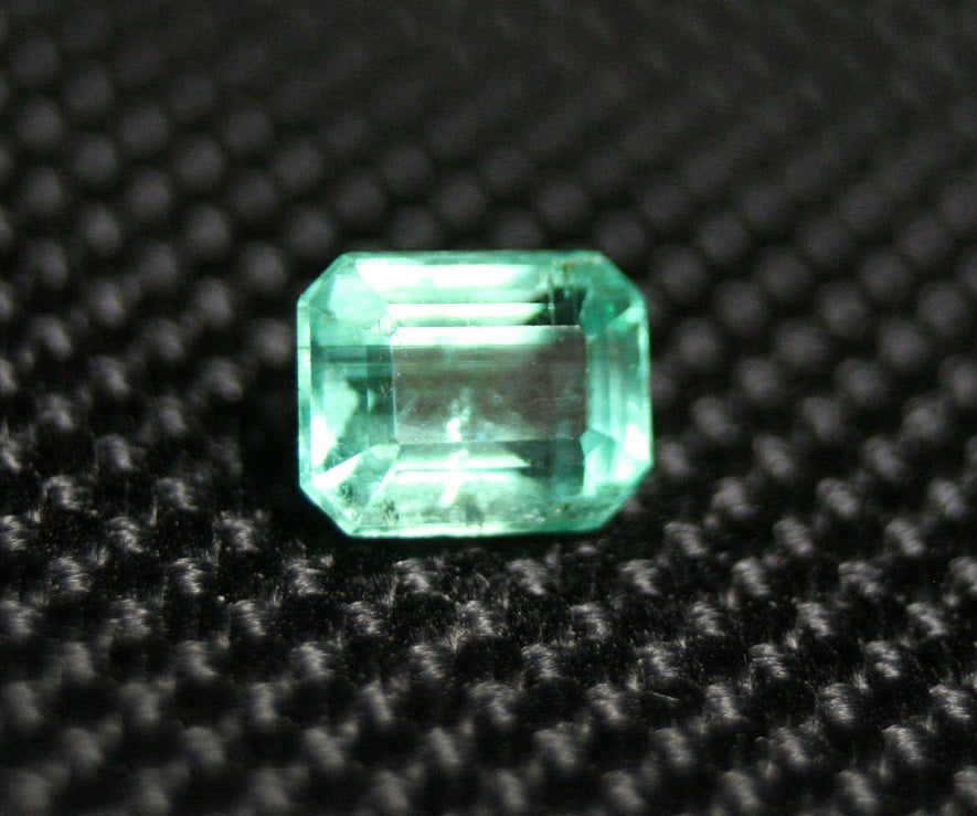 Panjshir Valley Emerald 0.91ct Rare Natural Emerald Cut Genuine Afghan Emerald 6x5mm