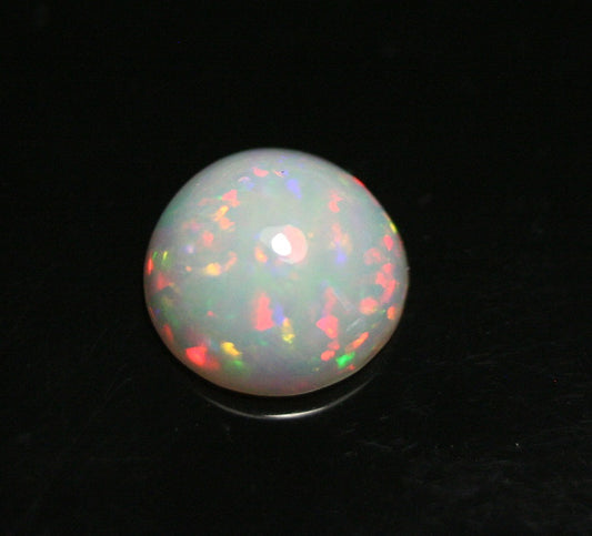 2.5ct Welo Precious Opal Cabochon - Rainbow Confetti AAA Jelly Opal - See Video 10x10mm